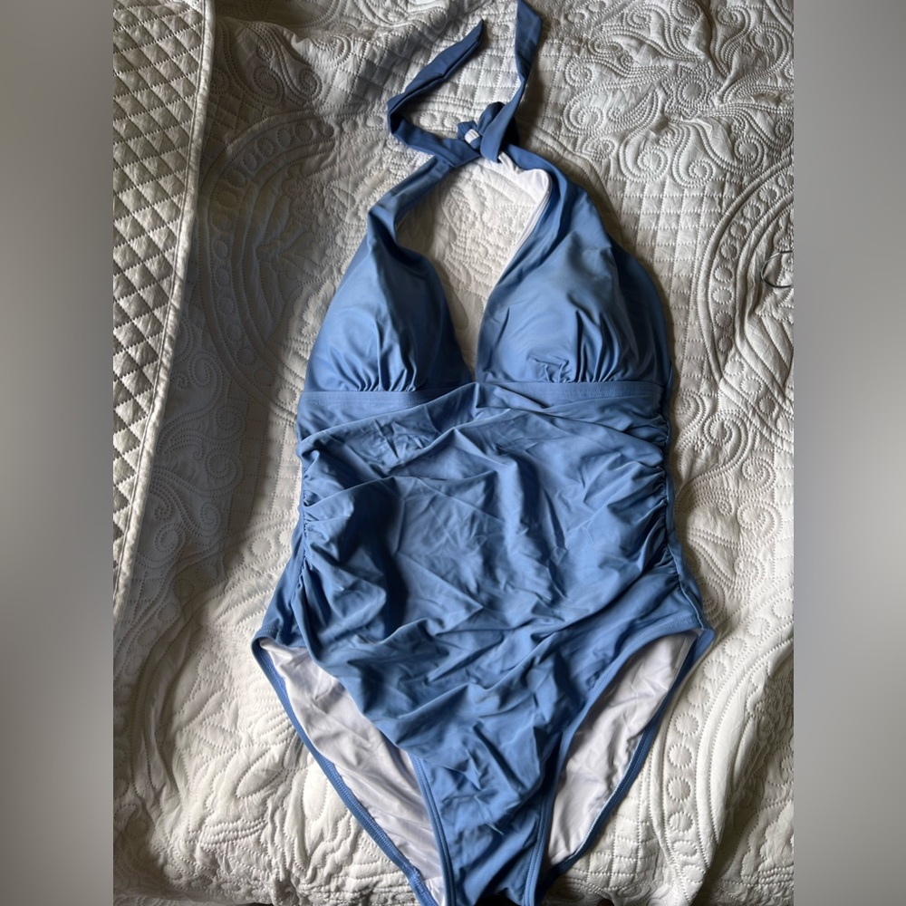 Tommy Hilfiger Halter One Piece Swimsuit